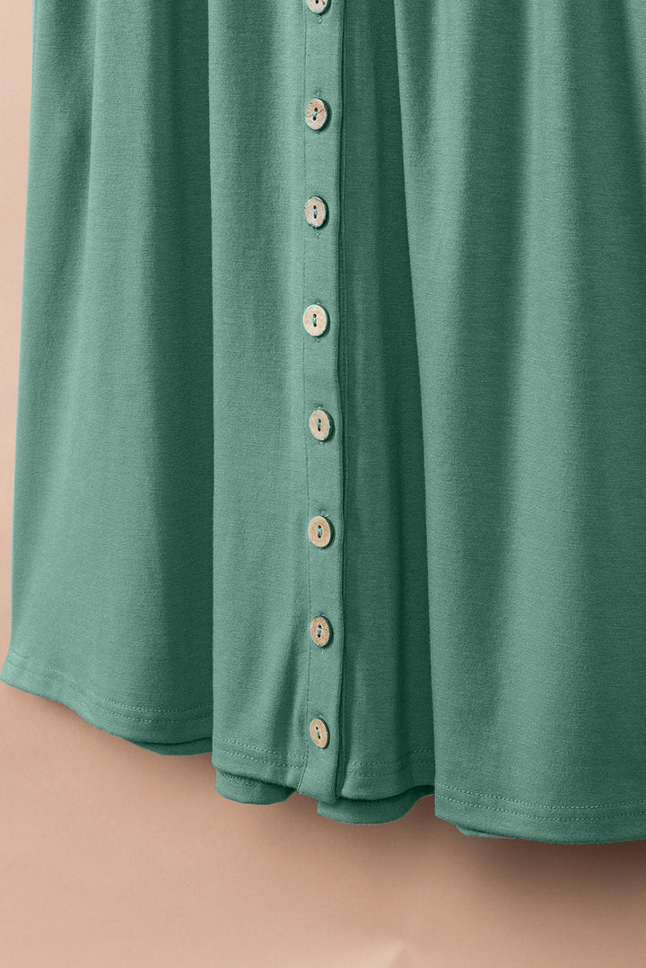<p>Elena - Abito Senza Maniche Verde Elegante per un Look Fresco</p>