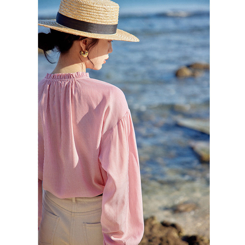 Sophie - Blusa Striata Elegante per un Look di Lusso