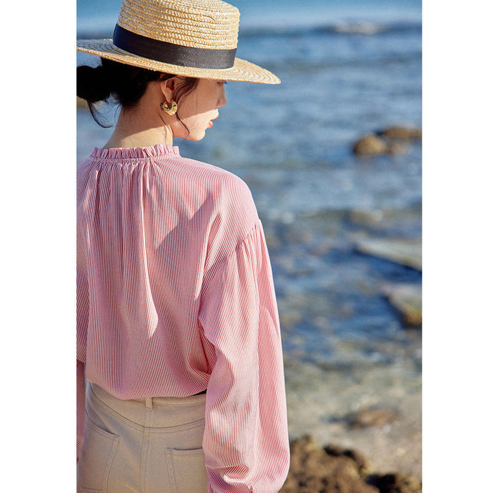 Sophie - Blusa Striata Elegante per un Look di Lusso