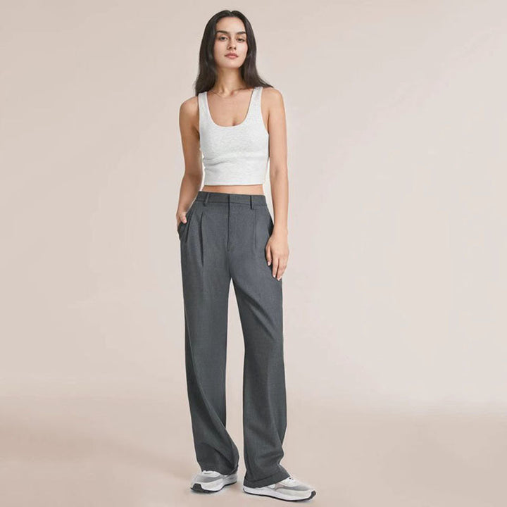 Pantaloni eleganti a gamba larga da donna - stile e comfort per tutti i giorni