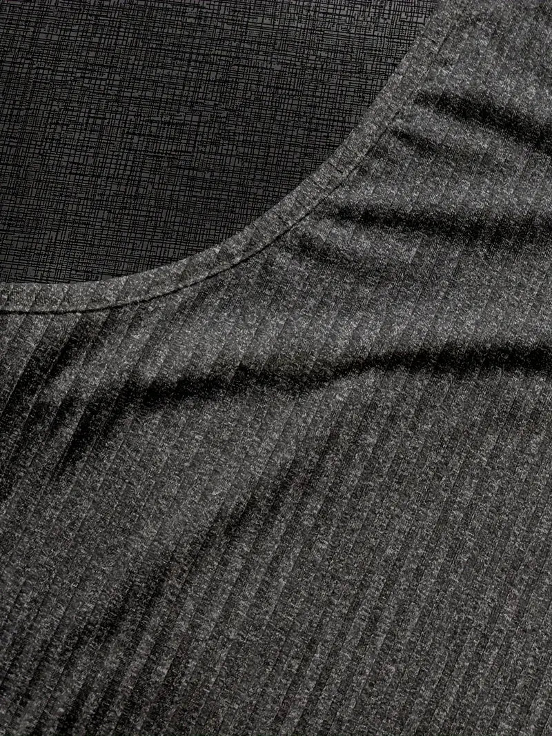 T-shirt da uomo senza maniche con scollo rotondo - perfetta per l'allenamento e con una vestibilità perfetta garantita