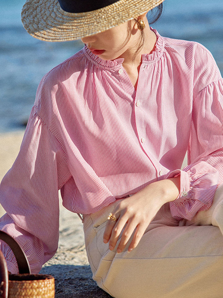Sophie - Blusa Striata Elegante per un Look di Lusso