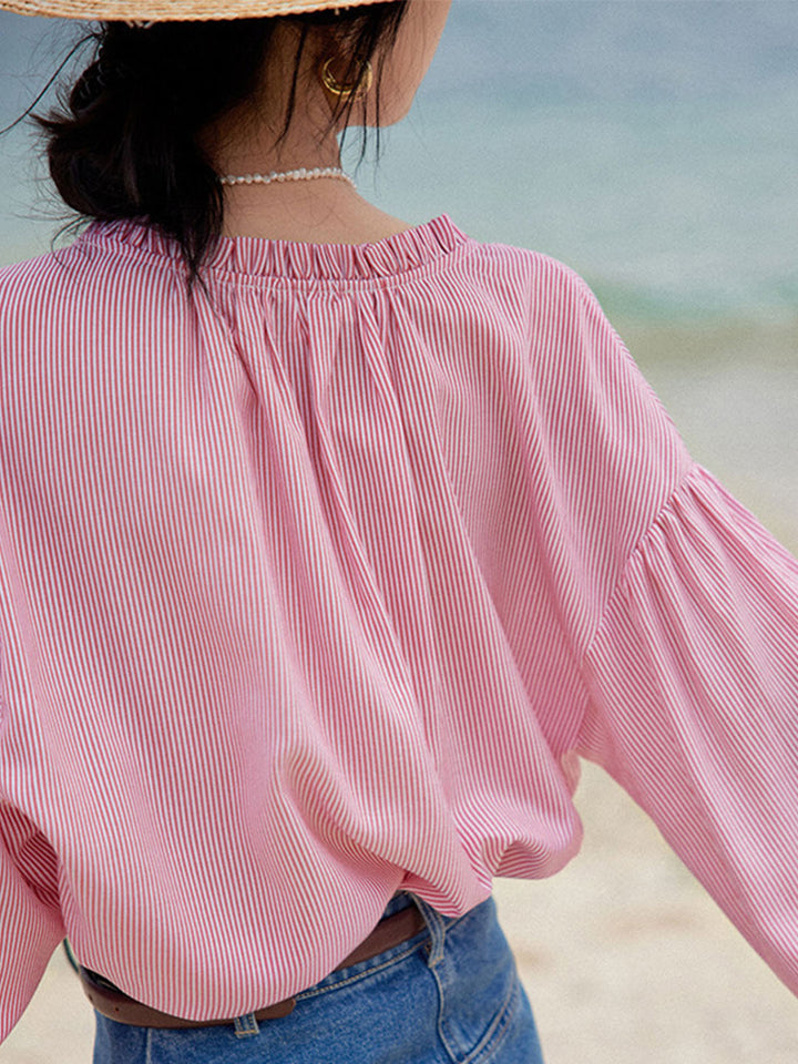Sophie - Blusa Striata Elegante per un Look di Lusso