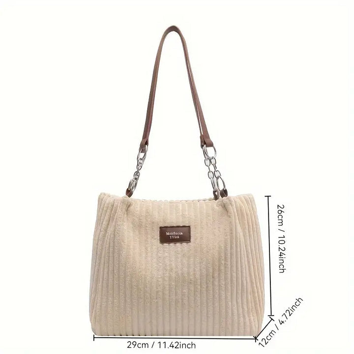 Monica™ – Borsa a tracolla in velluto a coste