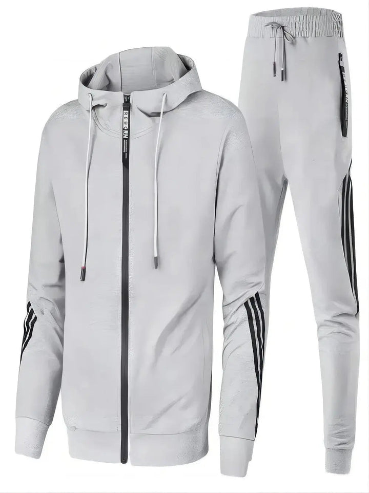 Set felpa sportiva e pantaloni da corsa da uomo - abbigliamento da allenamento comodo e alla moda