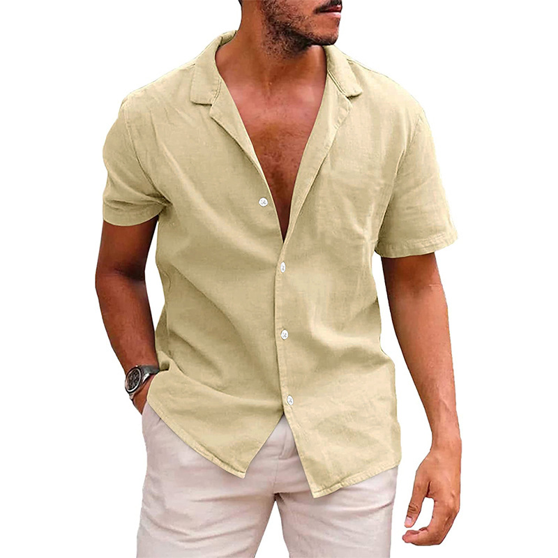 Camicia da uomo estiva e casual per giornate comode e disinvolte