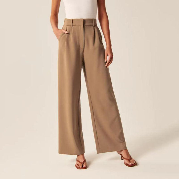 Pantaloni eleganti a gamba larga da donna - stile e comfort per tutti i giorni