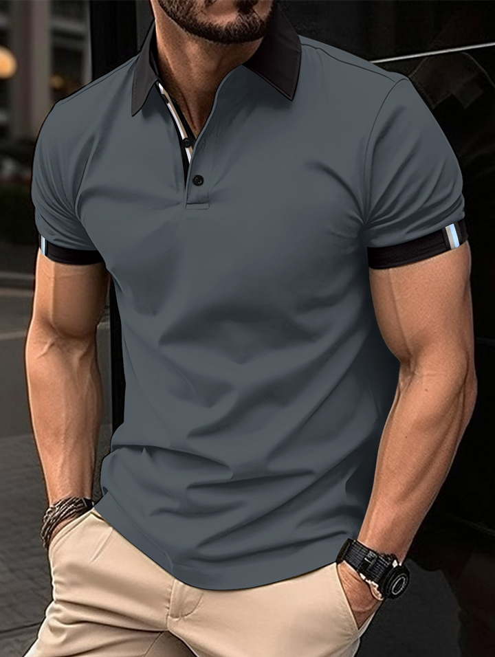 Elegante polo da uomo - un must per lo sport, il tempo libero e ogni occasione