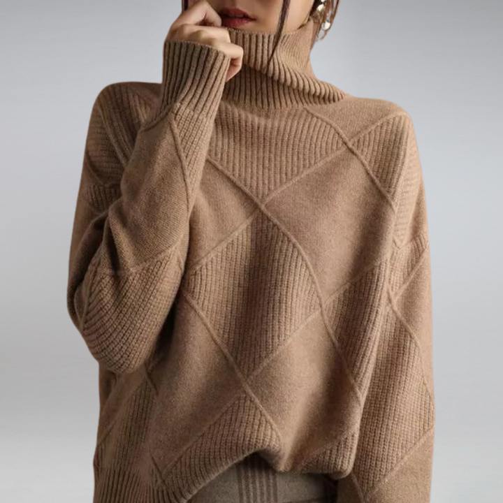 Federica™ - Maglione dolcevita in morbido cotone
