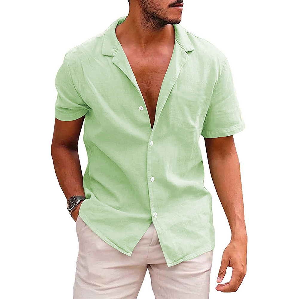 Camicia da uomo estiva e casual per giornate comode e disinvolte