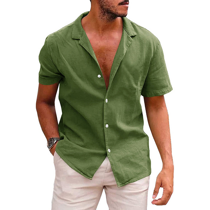 Camicia da uomo estiva e casual per giornate comode e disinvolte