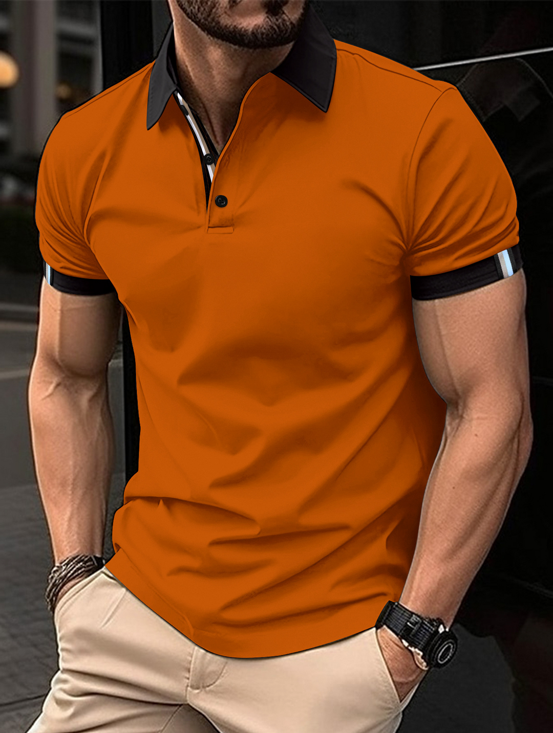 Elegante polo da uomo - un must per lo sport, il tempo libero e ogni occasione