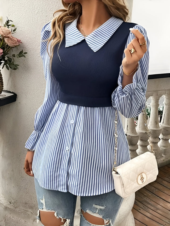 Caprice - Elegant Gestreepte Blouse voor een Trendy Look
