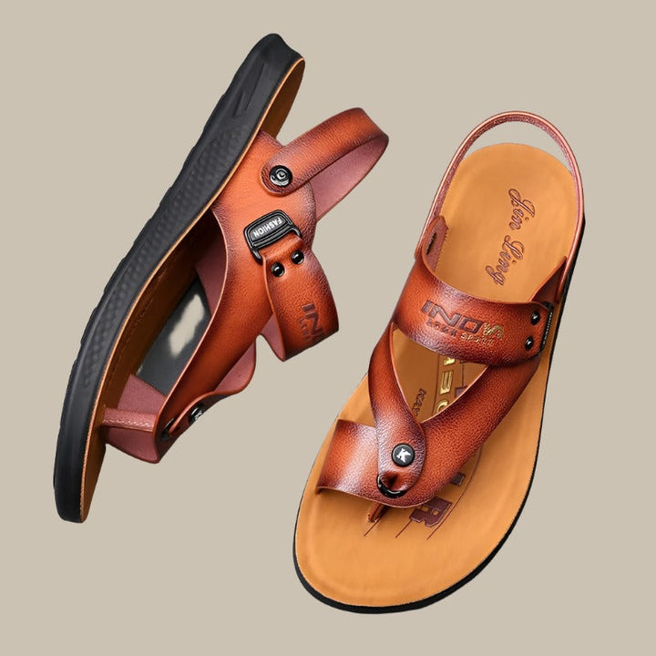 Sandali da uomo eleganti e confortevoli con fibbia alla moda per il massimo comfort