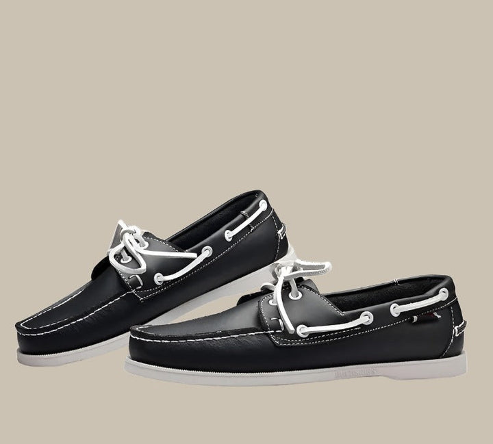 Eleganti mocassini da uomo con lacci e comoda suola ergonomica