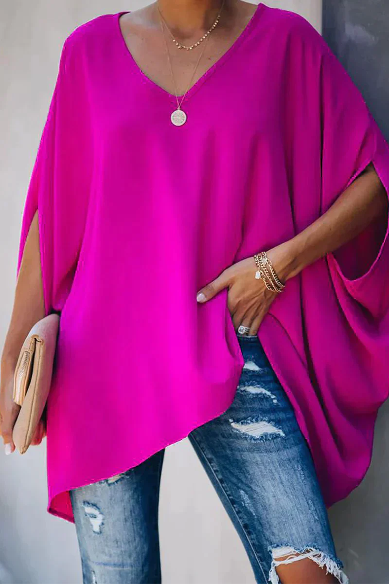 Elegante camicetta larga da donna: la scelta perfetta per un'elegante giornata estiva