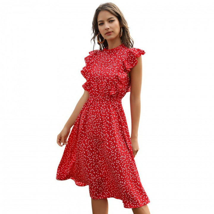 Elodie - Elegante Lange Chiffon Zomerjurk