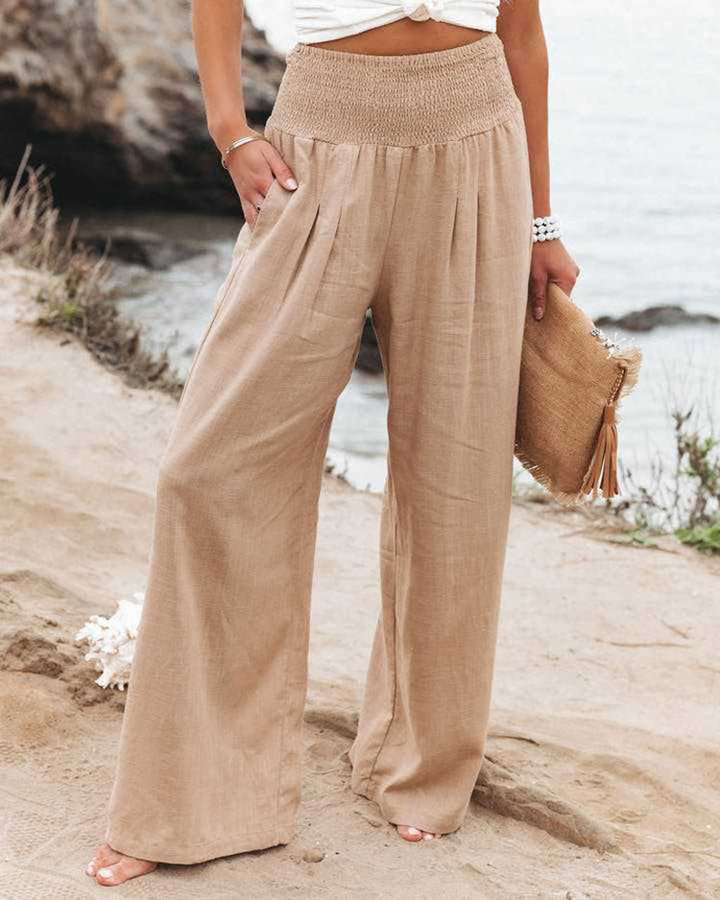 Pantaloni da donna eleganti con gambe larghe per un comfort e un'eleganza eccezionali