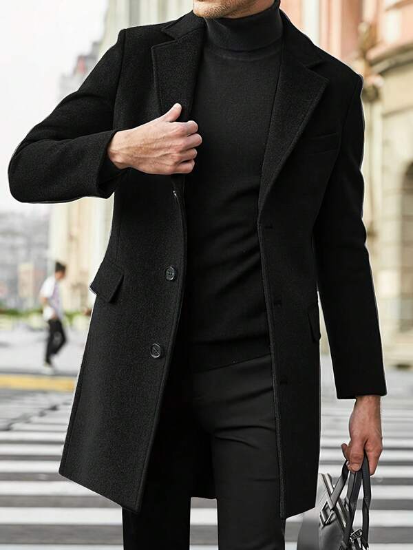 Cappotto Hendrix da uomo elegante e caldo con design casual