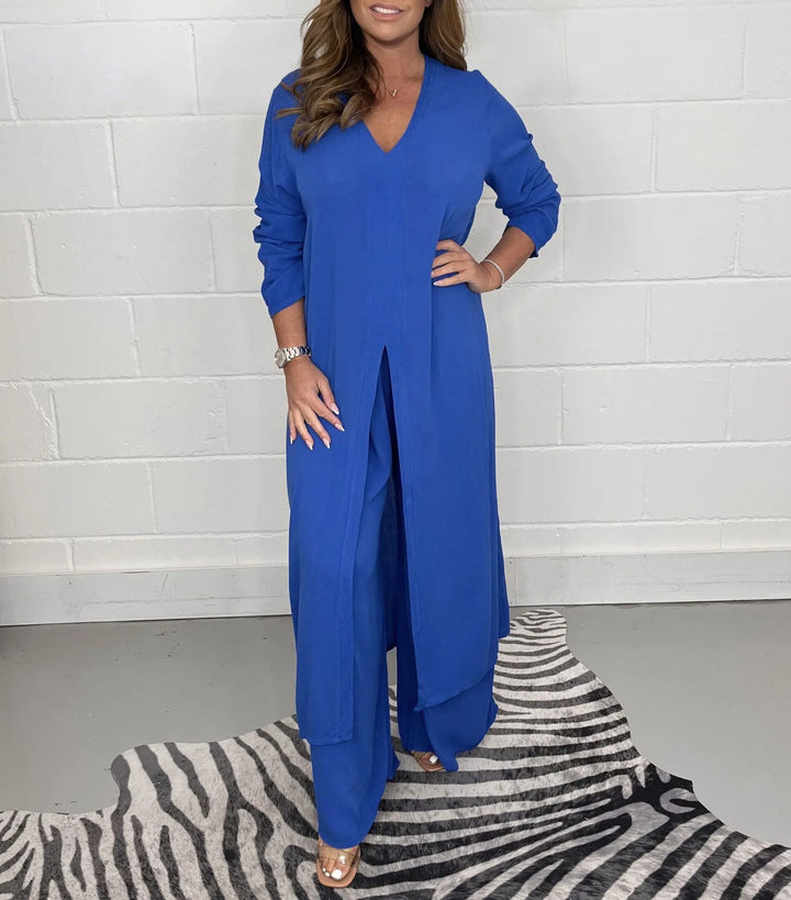 Milana™ - Coordinato Accogliente: Top Lungo e Pantaloni Abbinati
