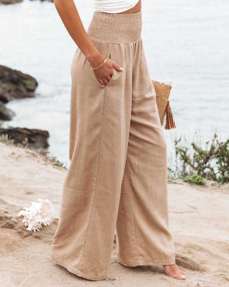 Pantaloni da donna eleganti con gambe larghe per un comfort e un'eleganza eccezionali