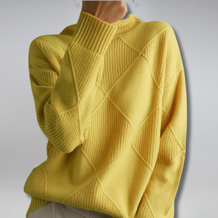 Federica™ - Maglione dolcevita in morbido cotone