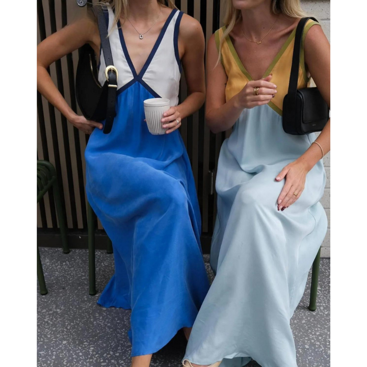 Noemi™ - Abito Chic Con Scollo A V