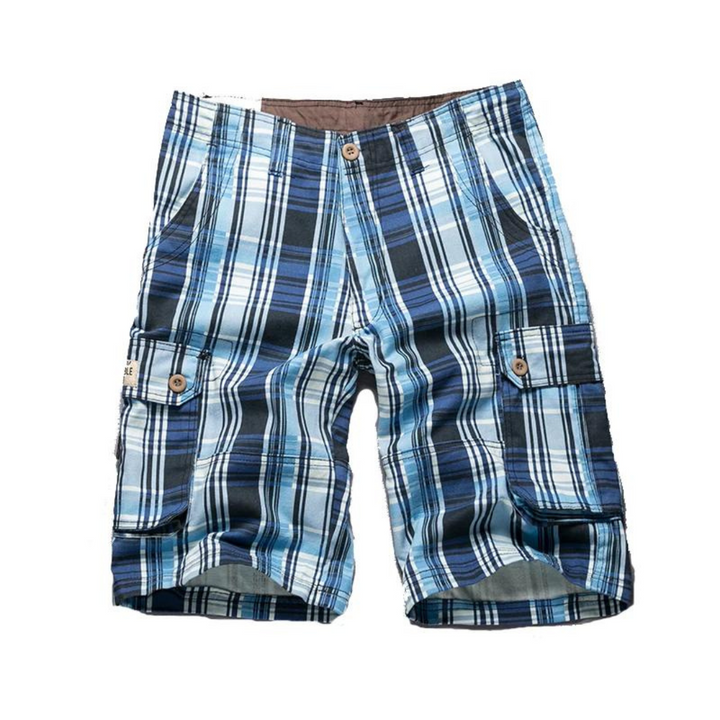 Comodi pantaloncini cargo da uomo in cotone - ideali per la spiaggia e per l'uso quotidiano