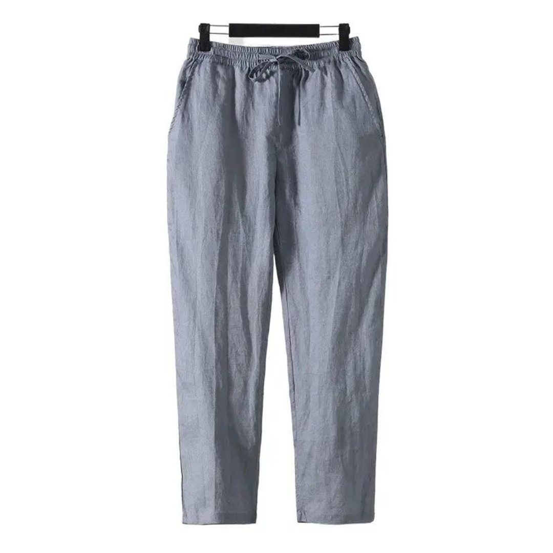 Pantaloni estivi da uomo ultraleggeri in lino arioso per il massimo comfort e libertà di movimento
