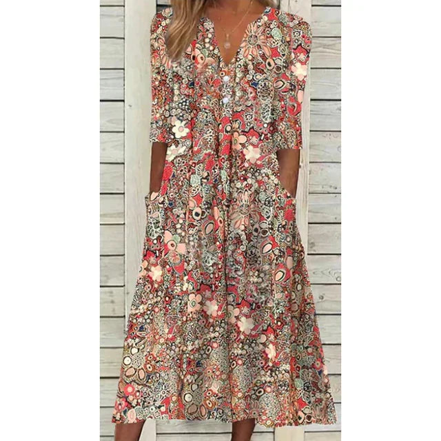 Elegante abito boho da donna - perfetto per ogni occasione
