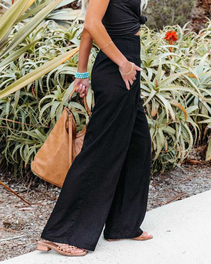 Pantaloni da donna eleganti con gambe larghe per un comfort e un'eleganza eccezionali