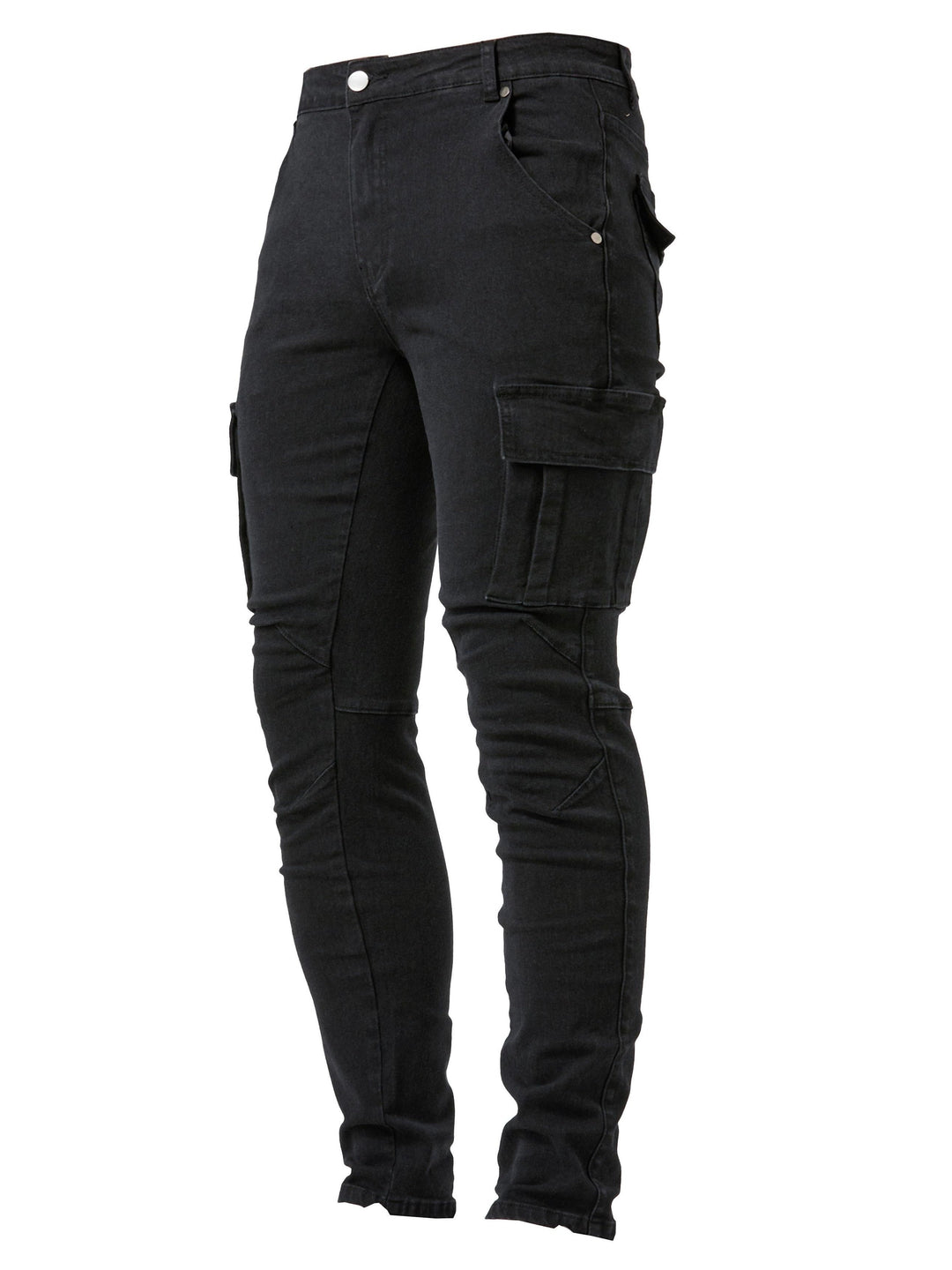 Pantaloni cargo da uomo eleganti e confortevoli, elasticizzati - una combinazione di funzionalità e design alla moda