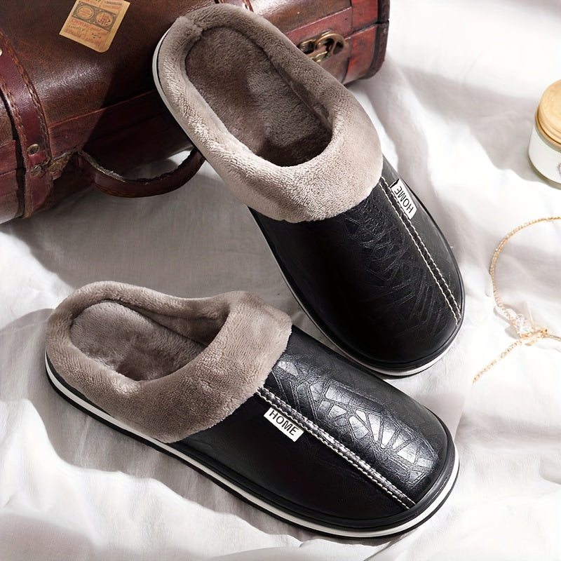 Heidi-Mode - Pantofole classiche da uomo comode ed eleganti, perfette per le giornate fredde