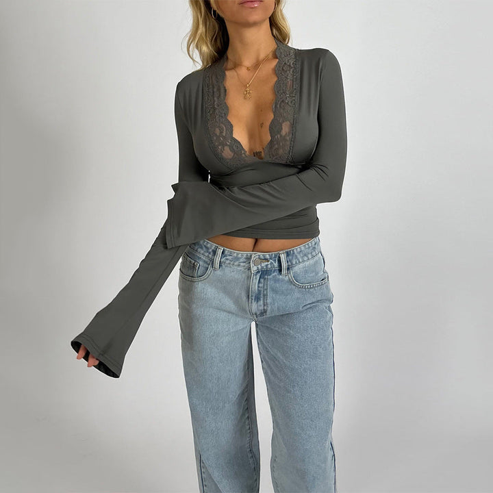 Celina - Blusa in Pizzo Chic