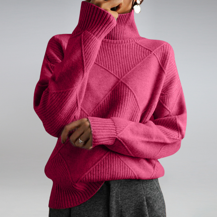 Federica™ - Maglione dolcevita in morbido cotone