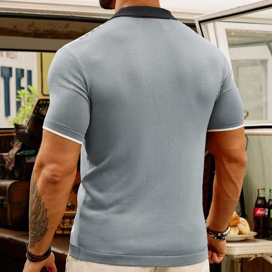 Elegante polo da uomo in lussuoso cotone - la scelta perfetta per tutti i giorni e per le occasioni speciali