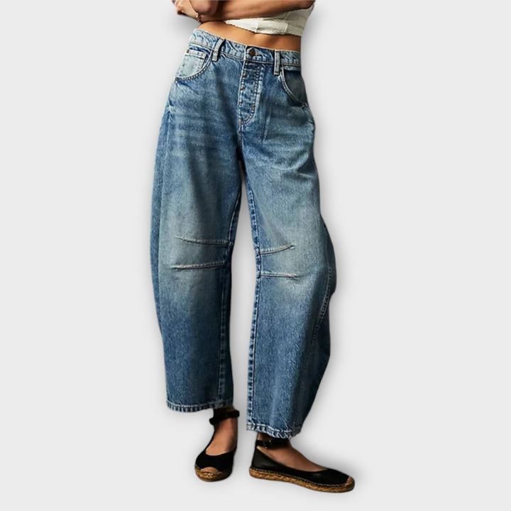 Luna™ - Jeans Classici a Gamba Larga