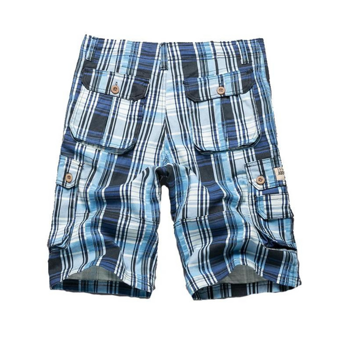 Comodi pantaloncini cargo da uomo in cotone - ideali per la spiaggia e per l'uso quotidiano