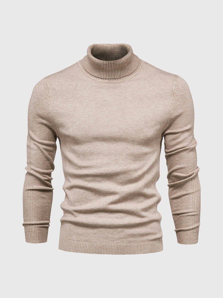 Confortevole maglione dolcevita lavabile da uomo - stile e comfort per tutti i giorni