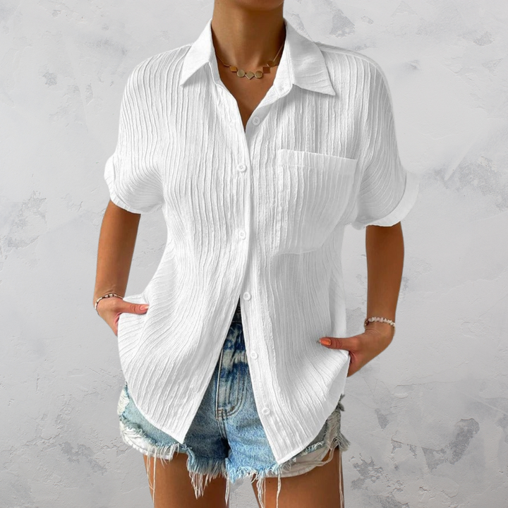Elegante camicia estiva da donna per il comfort e lo stile casual