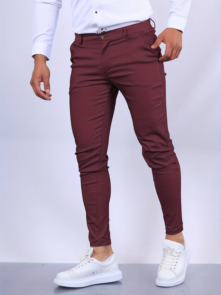 Eleganti pantaloni slim fit da uomo - design moderno ed elegante per un look unico
