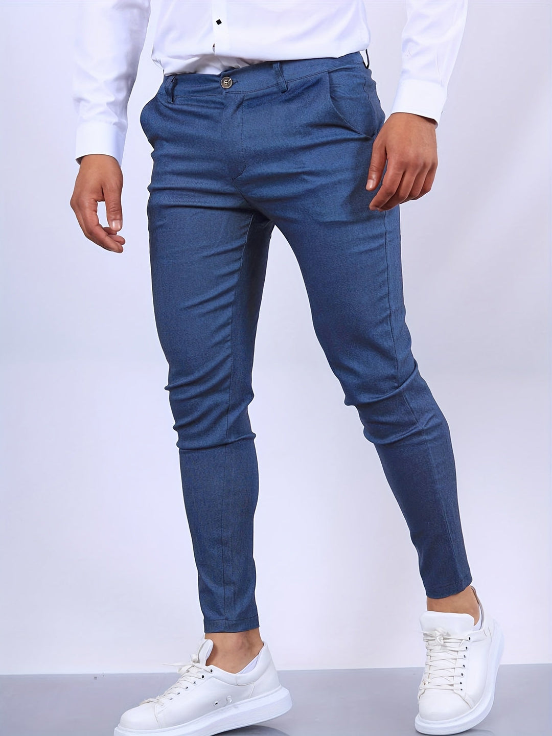 Eleganti pantaloni slim fit da uomo - design moderno ed elegante per un look unico
