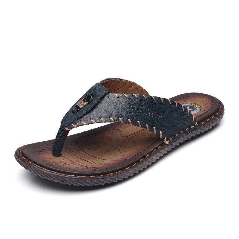 Ricky - Infradito in pelle da uomo eleganti e raffinati per il massimo comfort