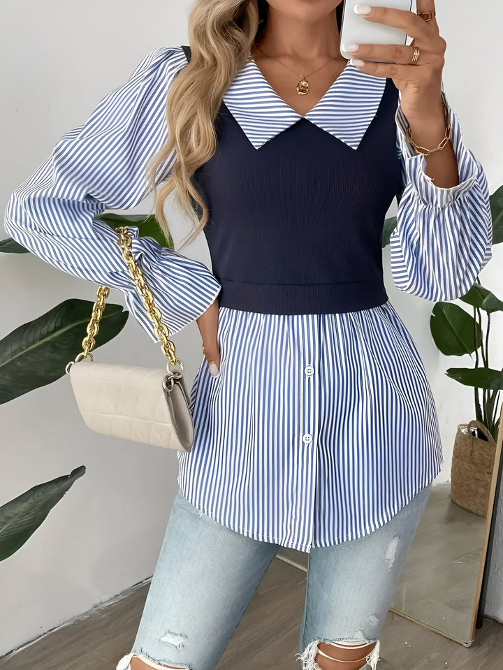 Caprice - Elegant Gestreepte Blouse voor een Trendy Look
