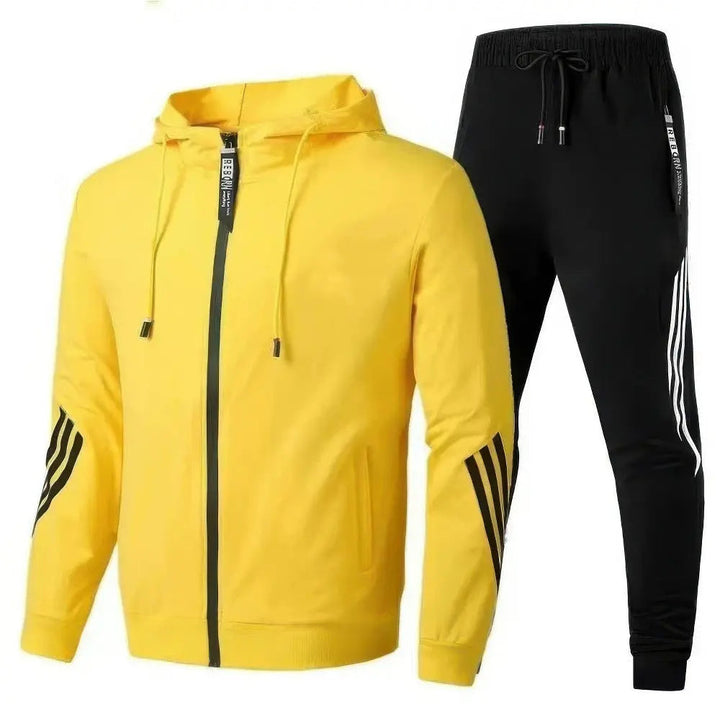 Set felpa sportiva e pantaloni da corsa da uomo - abbigliamento da allenamento comodo e alla moda