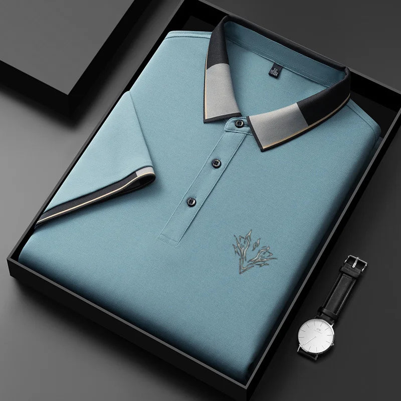 Fabio™ - Polo ricamata in cotone premium