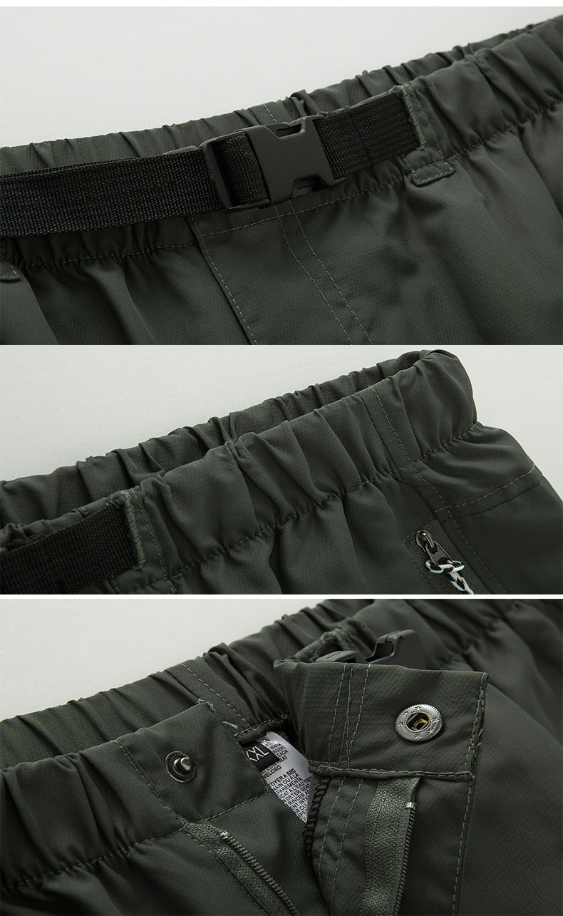 Versatili pantaloni da uomo 2 in 1 per l'escursionismo - resistenti e confortevoli per qualsiasi avventura