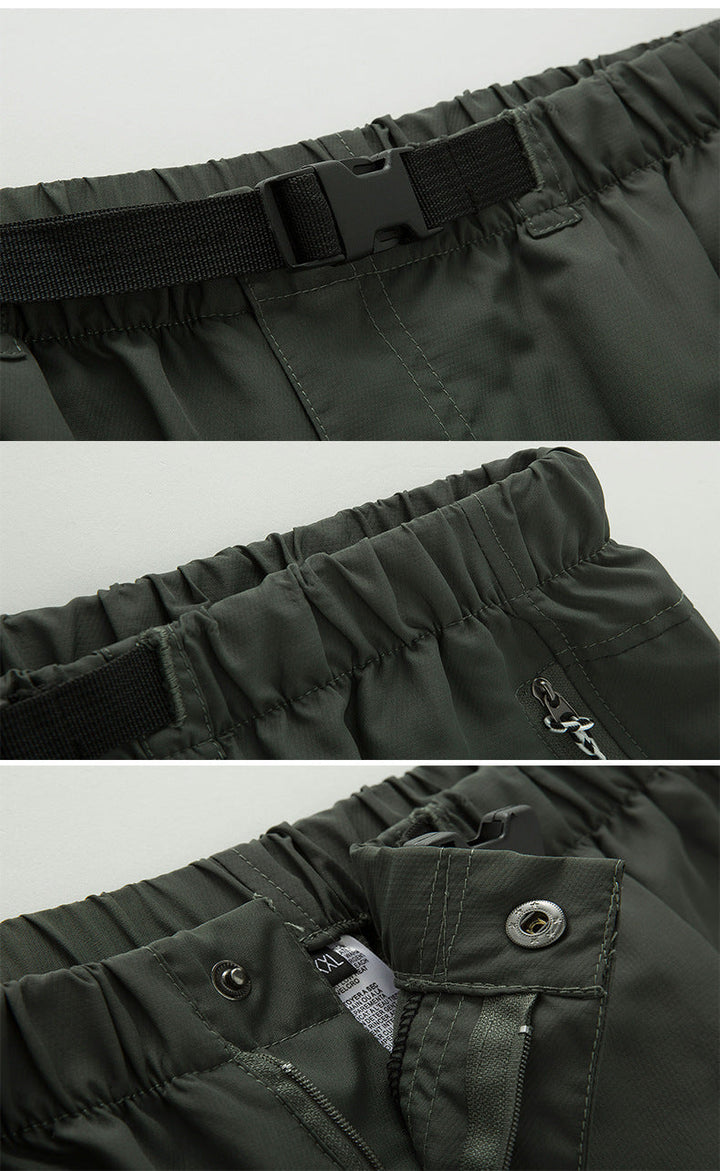 Versatili pantaloni da uomo 2 in 1 per l'escursionismo - resistenti e confortevoli per qualsiasi avventura
