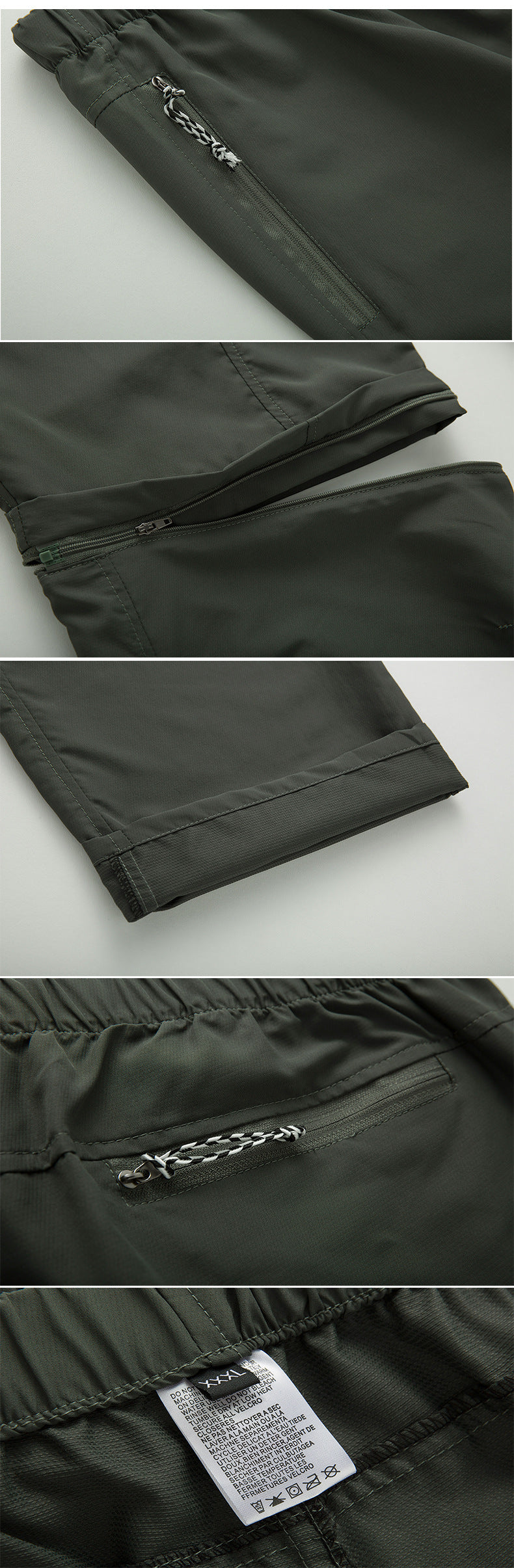 Versatili pantaloni da uomo 2 in 1 per l'escursionismo - resistenti e confortevoli per qualsiasi avventura
