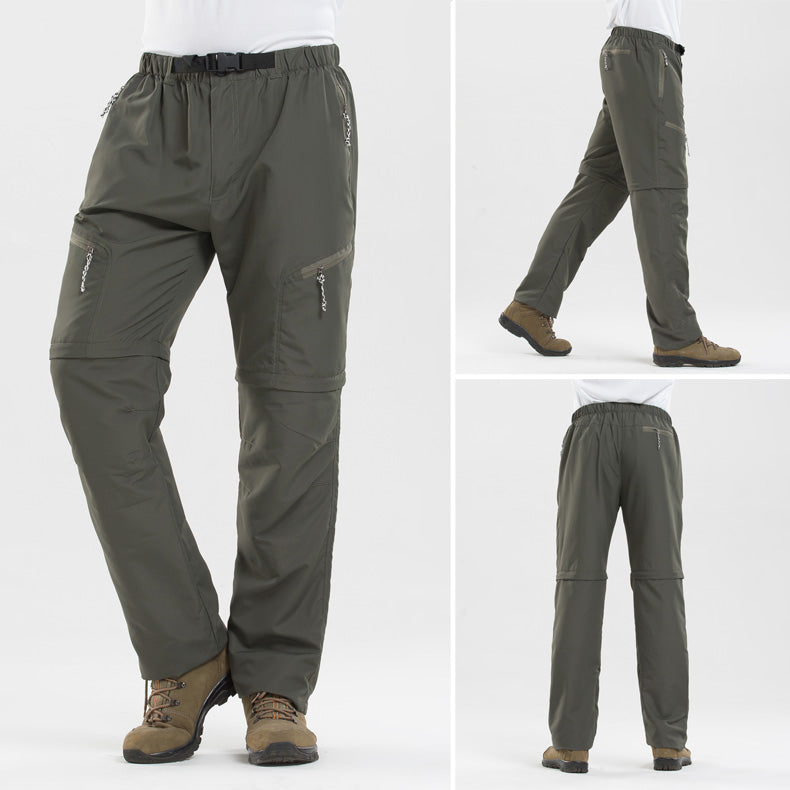 Versatili pantaloni da uomo 2 in 1 per l'escursionismo - resistenti e confortevoli per qualsiasi avventura